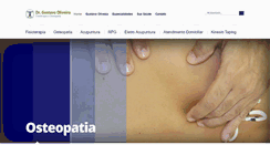 Desktop Screenshot of gustavooliveirafisio.com.br